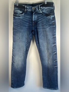 Parasuco Denim Legend Men’s Jeans Straight Sutter 32X31 Y2K Dark Faded Whisker